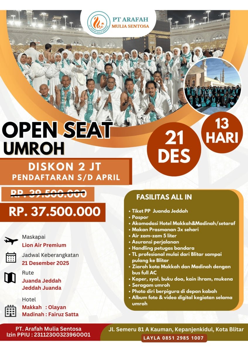 umroh maknawi 1447 h (desember)