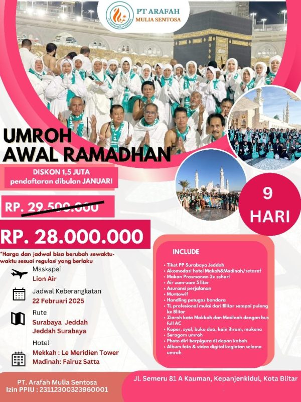umroh awal ramadhan