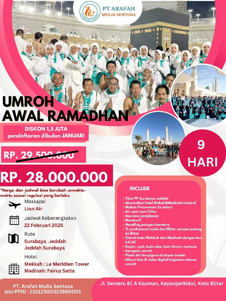 umroh awal ramadhan