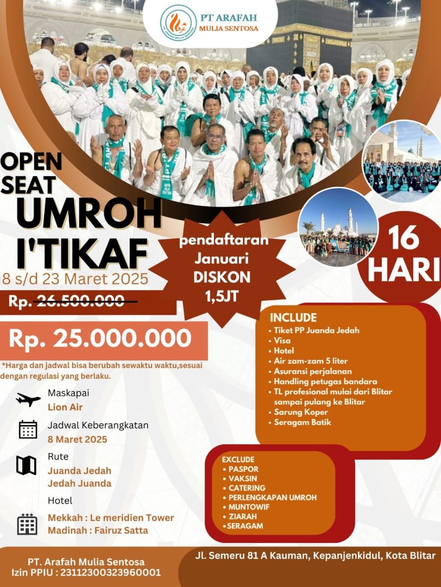 umroh i'tikaf